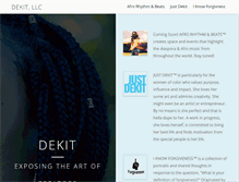 Tablet Screenshot of dekitdekit.com